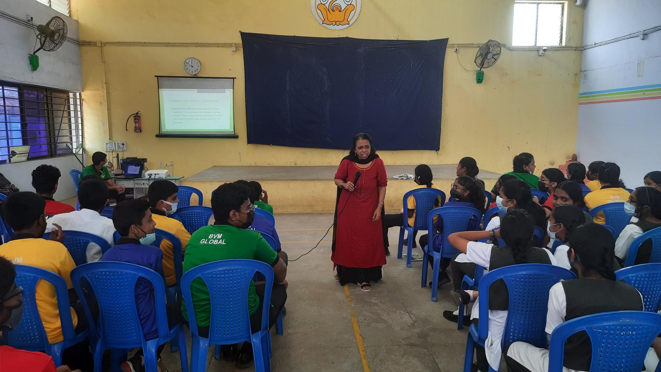 Career counseling awareness programme for class 10 and 11
